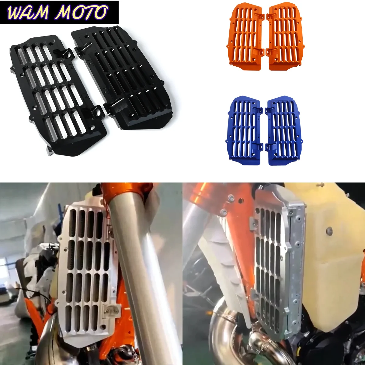 Motorcycle Radiator Grille Guard Protector Cover For KTM 125-500cc EXC EXCF XC XCF XCFW SX SXF XCW For Husqvarna