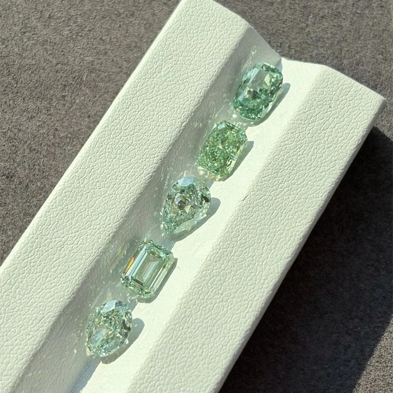 Fancy Green CVD Lab Grown Loose Diamonds | IGI Certified | 1ct–15ct Available | Ideal for Custom Fine Jewelry
