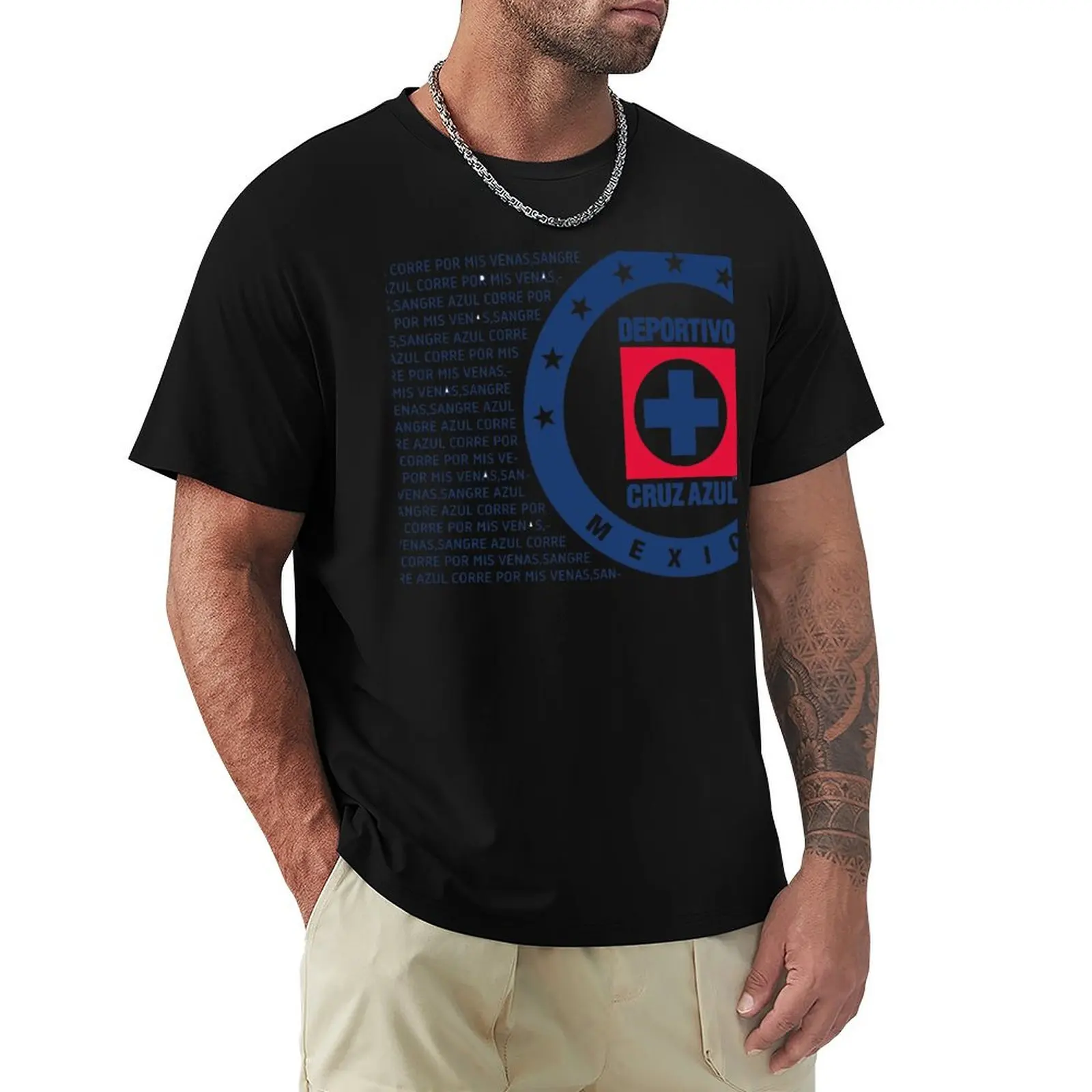Club Deportivo Cruz Azul SVG Futbol Club Logo 2021 -El sangre azul corre por mis venas - Camiseta de 9 estrellas