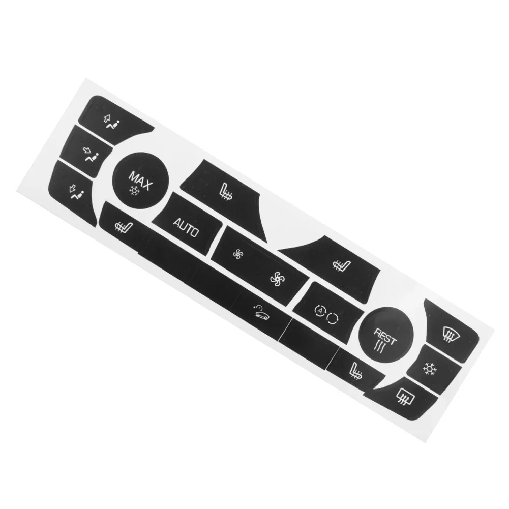 Newest Wholesale Brand New Automobile Accessories ​Climate Control Kit Sticker AC Climate Control Knob Sticker
