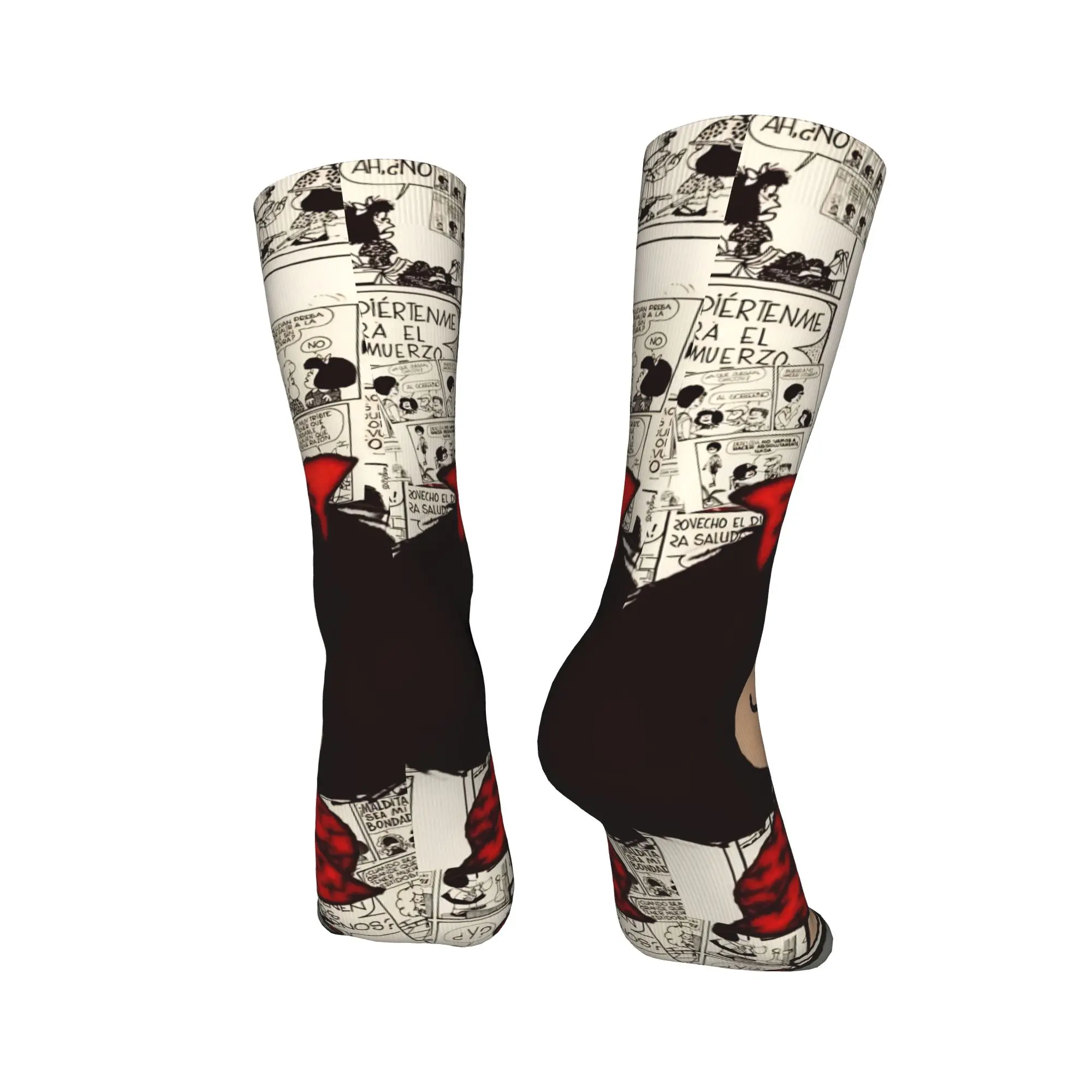 Mafallas الكرتون الجوارب القوطية جوارب النساء الرجال مريحة في الهواء الطلق الجوارب الخريف مخصص المضادة للانزلاق الجوارب