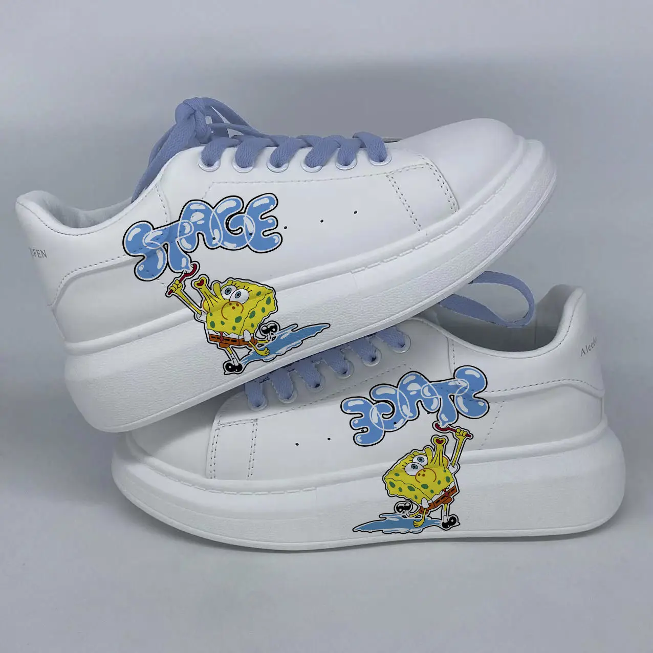 Spongebob Shoes Couple Board Shoes Anime Patrick Star Casual Sneakers 2025 New Children Tennis Shoes Height Increasing Shoes