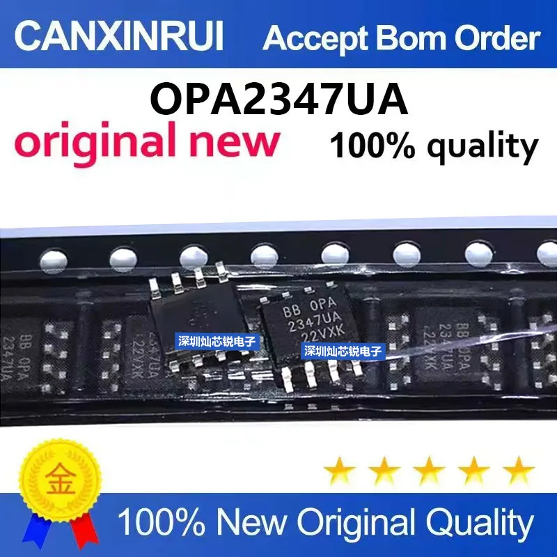 (5-100pieces)Brand new original OPA2347UA 2347UA SMD SOP8 operational amplifier IC