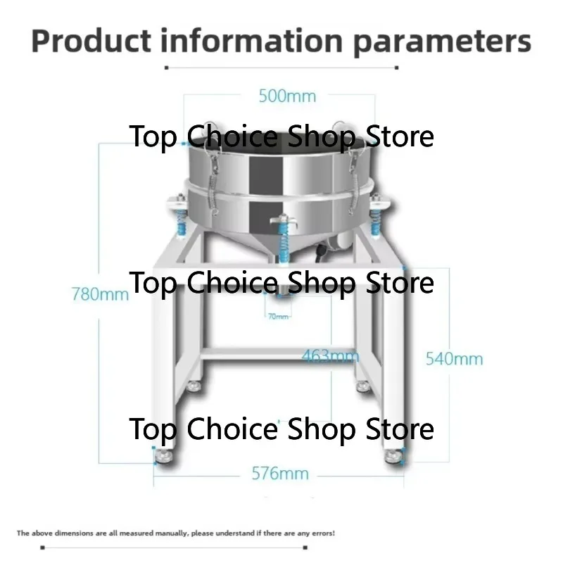 Herbal powder Soybean milk powder Impurity filter Plastic powder screening machine Small electric screen Vibrating screen