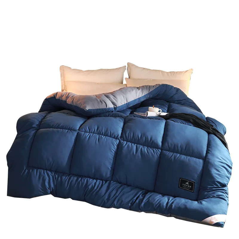 

200*150cm Luxury Solid Blankets Throws Adult Thick Warm Winter Blankets Home Soft Duvet Soybean Fiber Blankets On Twin Bedding