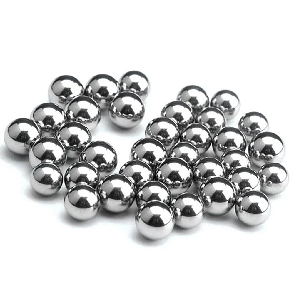 Bolas de aço lisas para caça, estilingue, bola de ferro sólido, catapulta, bola de aço, diâmetro 4/4.5/5/5.5/6/6.35/7/7.5/8/8.5-70mm