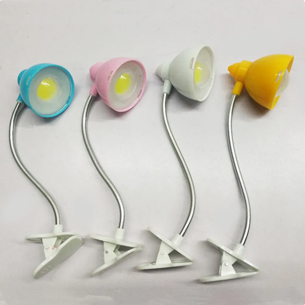 

Clip Desk Reading Light LED Eye-Caring Lamp for Study Reading Working Bed Use Flexible Neck Portable 3W Warm Yellow Light