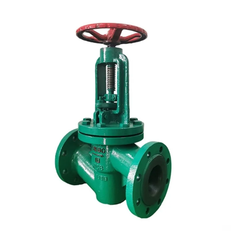 

Power plant desulfurization manual rubber-lined flange globe valve rubber-lined globe valve