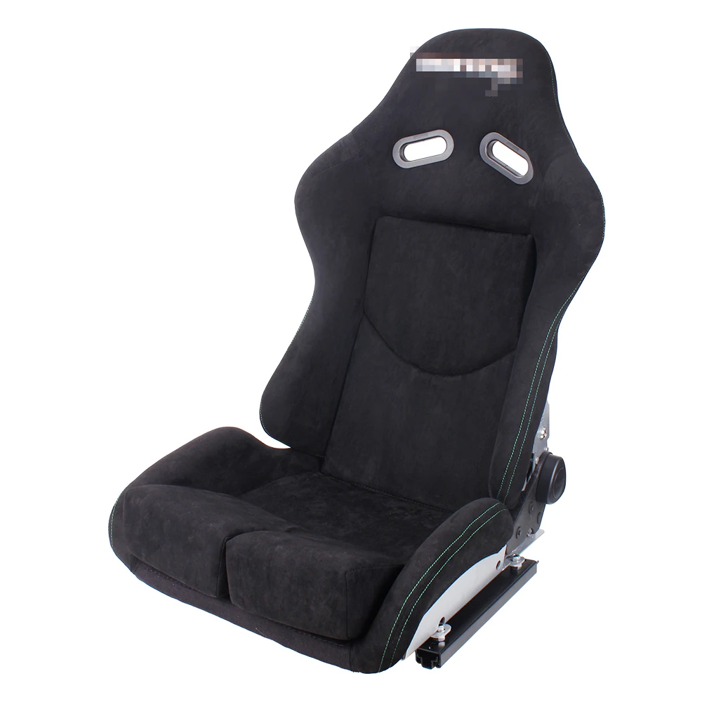 Customized Designed Adjustable Universal Black Sport Carbon Fiber Racing Car Bucket Chair Seat Made In China