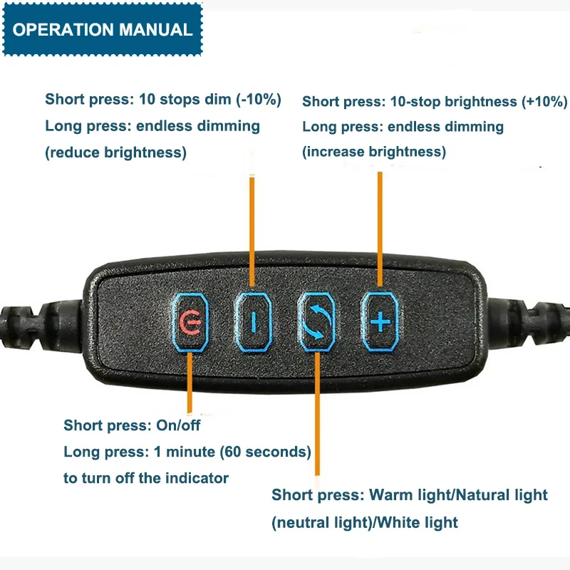 Imagem -06 - Luzes Led Usb com Cabo Interruptor Luzes de Mesa Reguláveis Lâmpada Livro Leitura do Quarto Luz Noturna Usb Cores dc 5v 10w Comprimento de Linha 2m