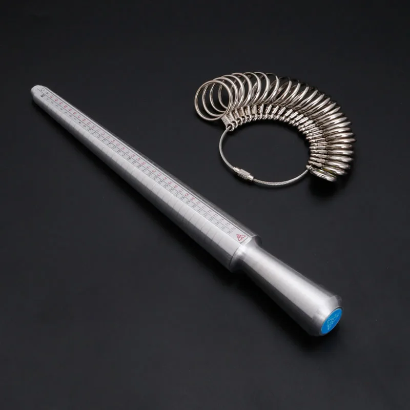 Finger Sizer Measuring Ring Tool Set Premium Ring Measurement Tool Ring Sizer Gauge for Ring Making and Finger Measuring