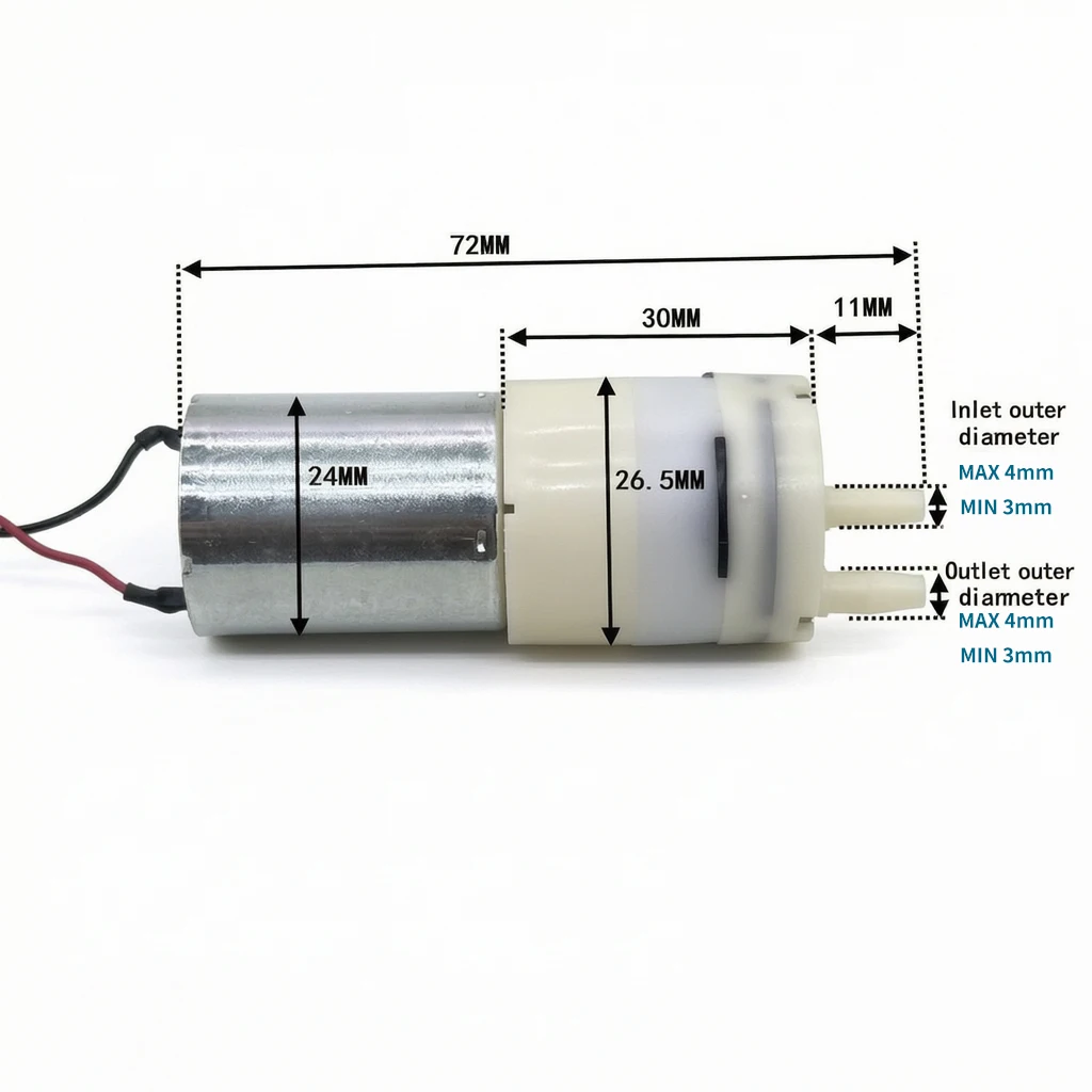 370 Small DC8V Water Pump Motor Diaphragm Self Priming Pump For Tea Set Water Dispenser Humidifier Coffee Machine