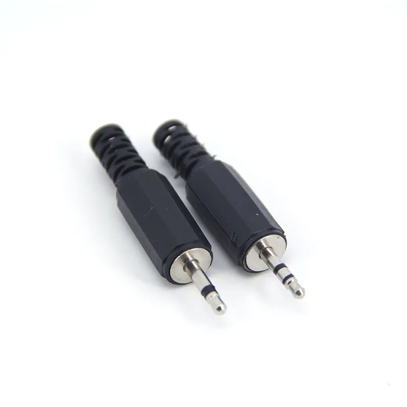 2.5mm Male jack 2 3 tiang 2.5 Audio Stereo kabel Plug pengelasan konektor colokan untuk perbaikan Headset ponsel E1