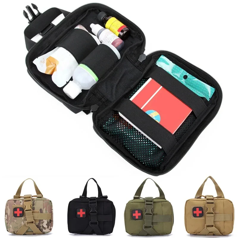 Upgrade Tactical EMT Pouch Rip Away Molle Medical kit IFAK Tear-Away First Aid Kit Travel Outdoor Hiking mergency Survival Bag