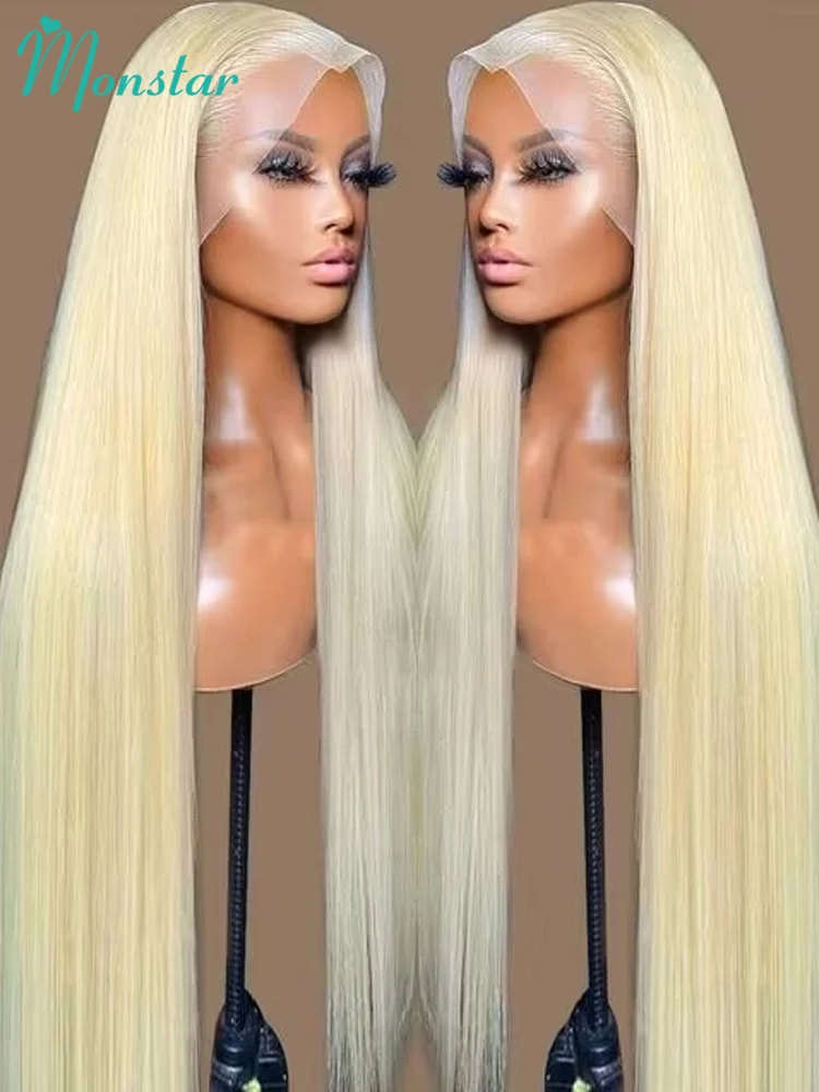 613 Hd Lace Frontal Wig 13x4 13x6 360 Honey Blonde Colored Straight Lace Front Human Hair Wigs Original Brazilian Wigs For Women image 4
