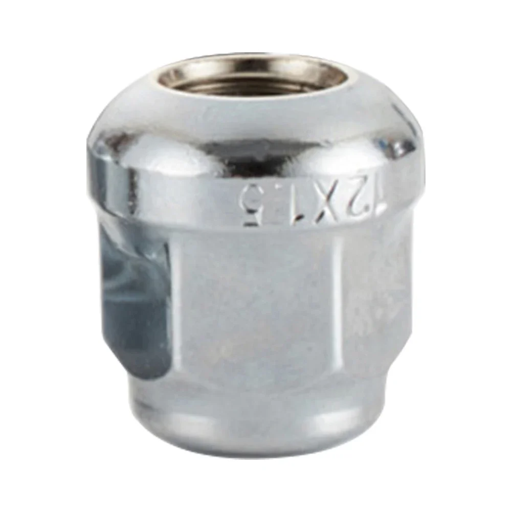 

20pcs 1.5 Front & Rear Acorn Wheel Lug Nut For For Civic For CR-V Easy Installation High-Strength Steel Silver