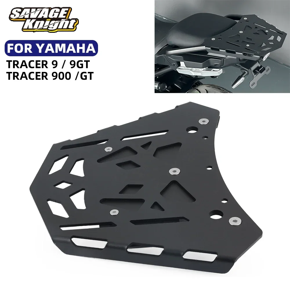 21-24 para yamaha tracer 9gt plus tracer 9 /gt rack de bagagem traseira tracer 9gt + suporte de caixa de armazenamento de rack de carga de