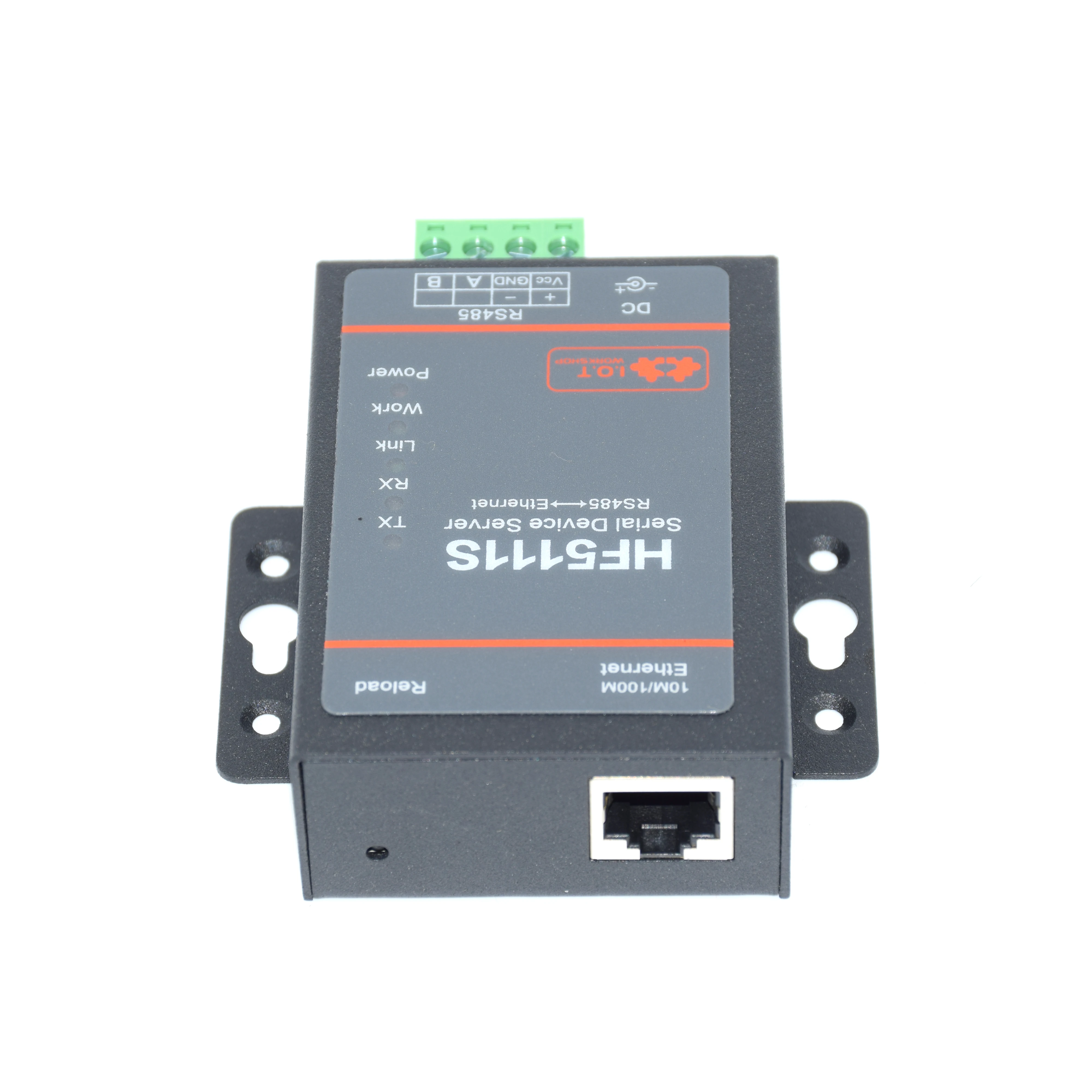 Servidor de puerto serie Industrial RS485 a dispositivo de servidor convertidor de transmisión Ethernet HF5111S IOT compatible con Modbus TCP