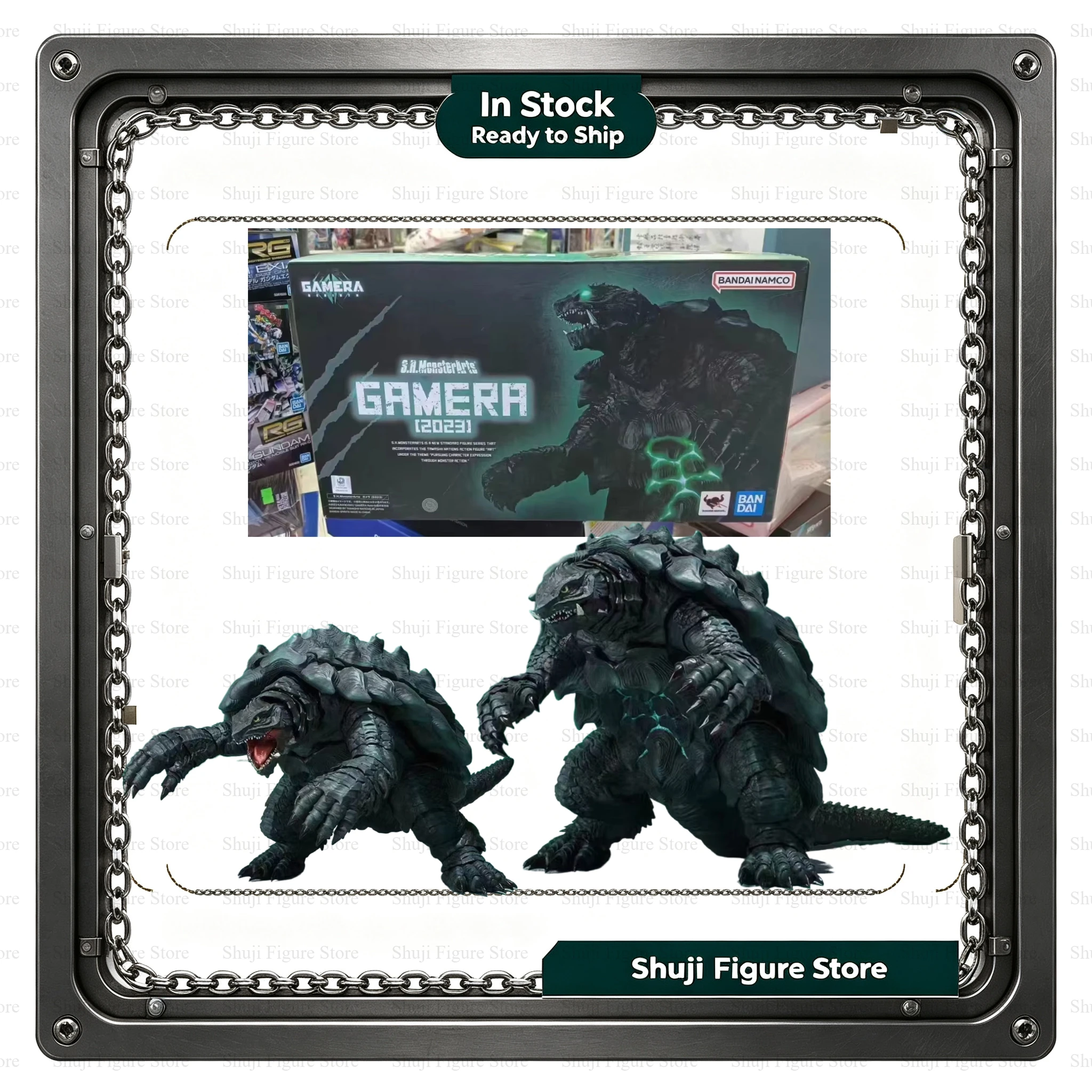Figura de acción de Gamera Rebirth 2023, versión nueva, escala 1/6, de la colección Shm Anime de Bandai. Modelo de juguete coleccionable.