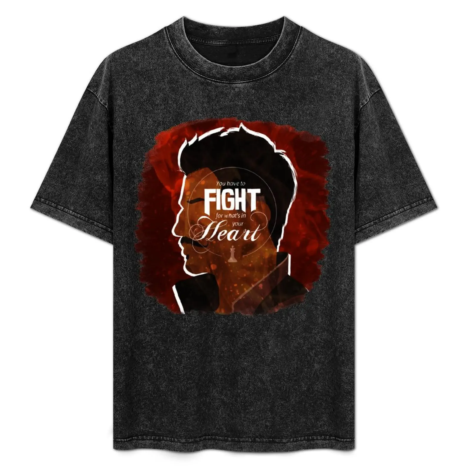 

Dorian - Fight For What's In You Heart T-Shirt oversizeds designer shirts T-shirts man compression shirt men