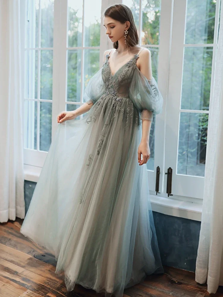 Long Luxury Evening Dresses for Women Simple and Elegant Formal Dress Wedding Prom Gown Robe Party Suitable Request Occasion New