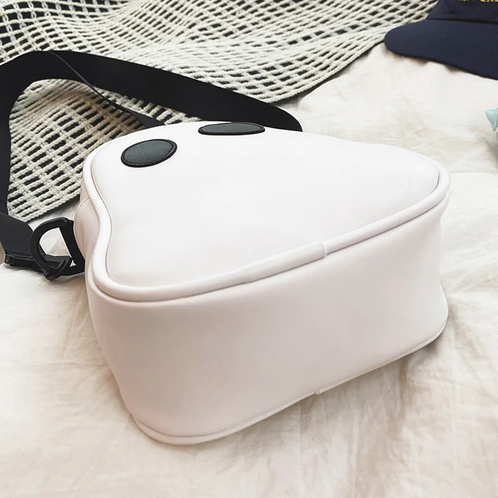 

Ghost Funny Leather Shoulder Bag Lovely Fun Devil Fashion Messenger Handbags Small Portable Casual Satchel Bag for Daily Street