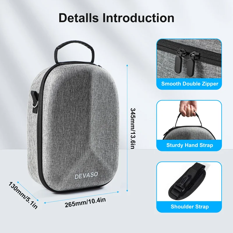 휴대용 여행 보호 운반 케이스 핸드백, 메타 퀘스트 3 Vr 헤드 스트랩 액세서리