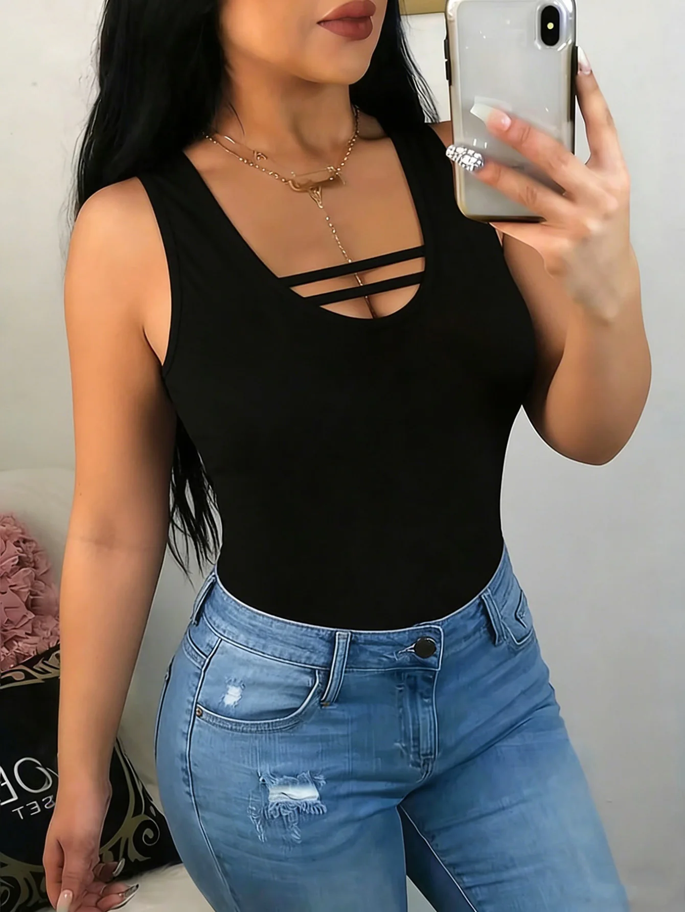 

Женское летнее платье из 3-х частей с коротким рукавом