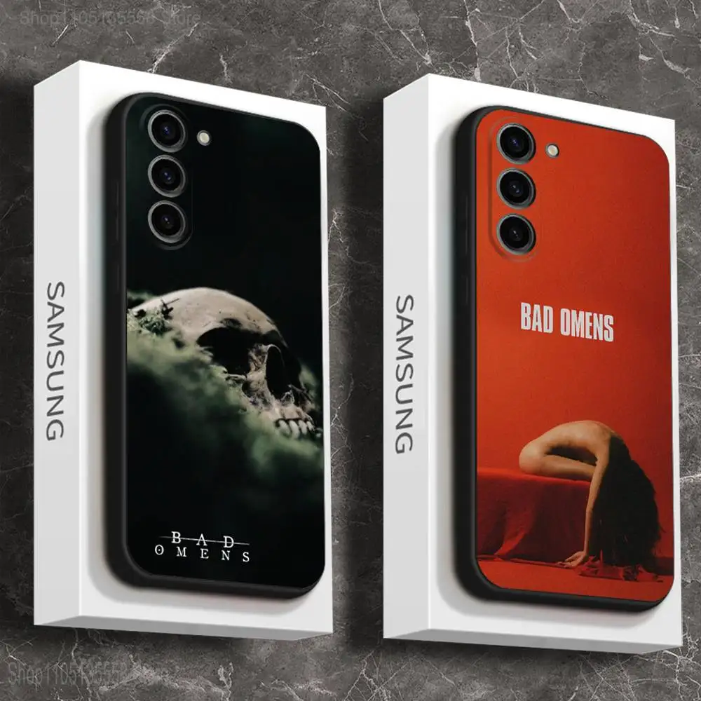 

Bad O-Omenss r-rain Phone Case For Samsung Galaxy A 73,72,51,53,52,71,22,5G,Note,J7,8,9 Soft Black Cover