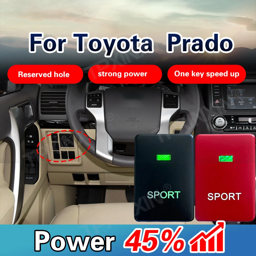 

Auto Parts Domineering Power Upgrade Module Suitable For Toyota Prado Sports Mode Land Cruiser Highlander Throttle Accelerator