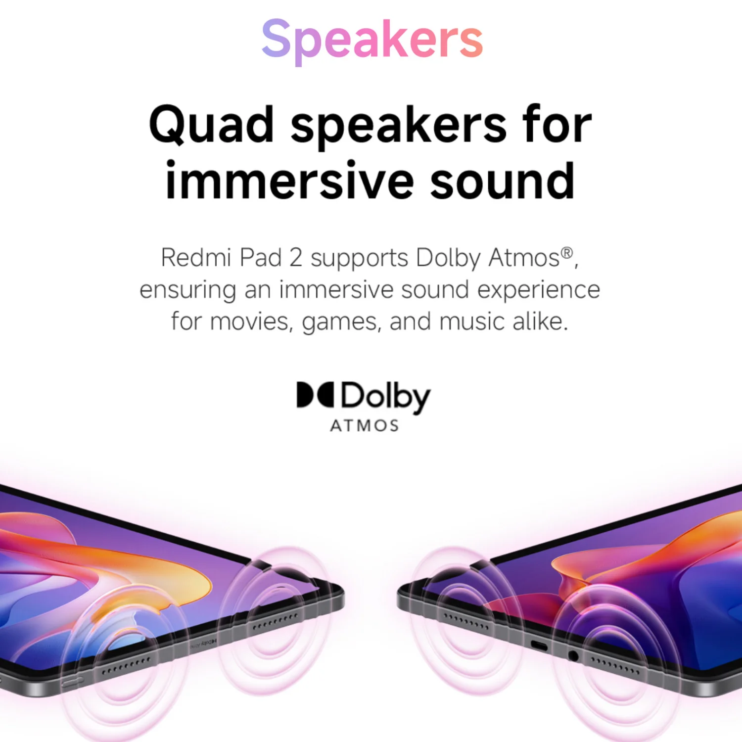 Xiaomi Redmi Pad 2 8+256GB WIFI Global Version MediaTek Helio G100 