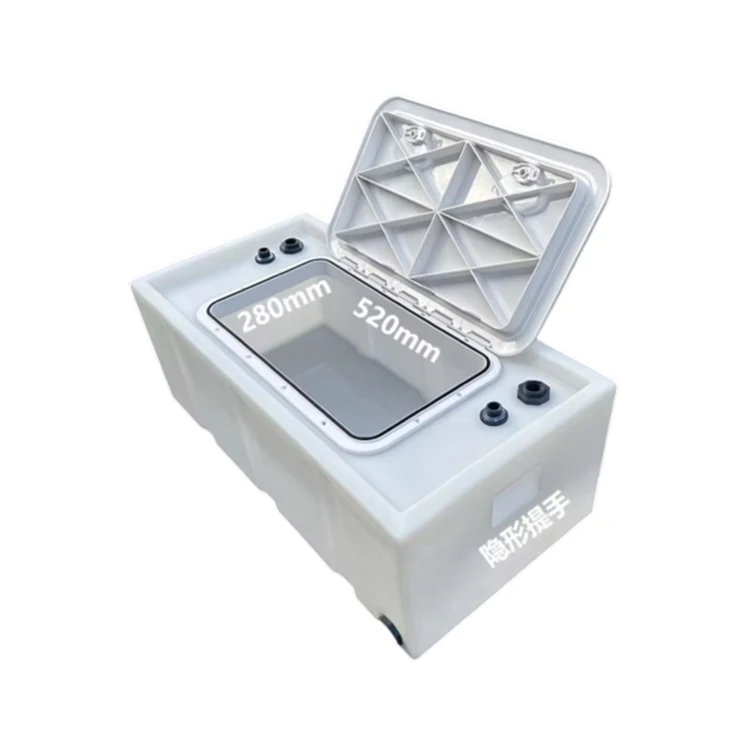 

Wholesale Price Fishing Box PE Container Plastic tank in Car Rectangular Type Liquid Storage Vessel