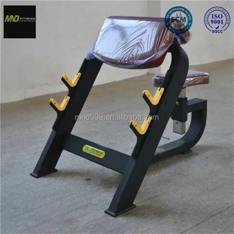 fitness factory price weight lifting biceps curl seated preacher curl machine