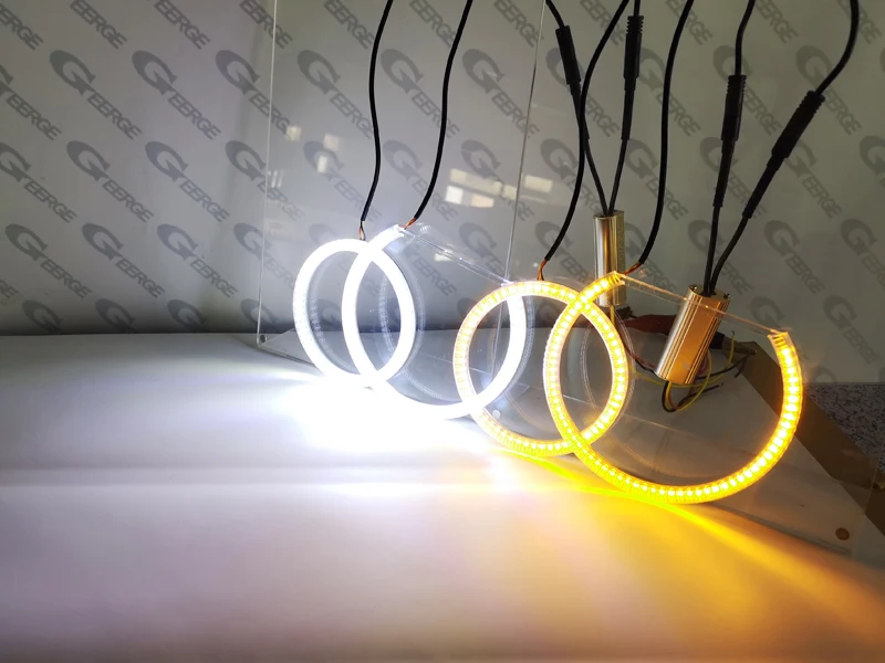 Geerge สําหรับ BMW E66 E65 Facelift 750I 760i 750Li 760Li 2006 2007 2008 Ultra Bright Led Angel Eyes ชุด Halo แหวน Day Light