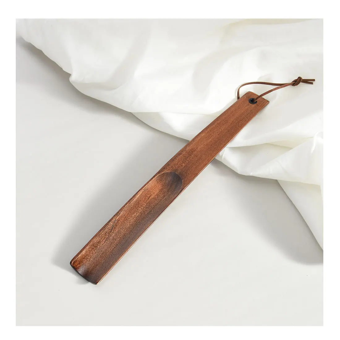 1 Stück hochwertiger Schuhlöffel aus massivem Holz, 15,5–31 cm, mit kurzem Griff, ideal für schwangere Frauen und ältere Menschen, als Schuhlöffel oder Schuhspatel für den Heim- und Hotelgebrauch. – Detail 9