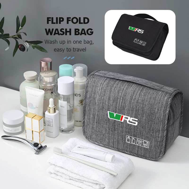 Подвесная косметичка для путешествий, туалетных принадлежностей, сумка для хранения макияжа для Skoda VRS Octavia 2 3 Kamiq MK3 Kodiaq Karoq Superb Fabia Подвесная косметичка для путешествий, туалетных принадлежностей, сумка для хранения макияжа для Skoda VRS Octavia 2 3 Kamiq MK3 Kodiaq Karoq Superb Fabia