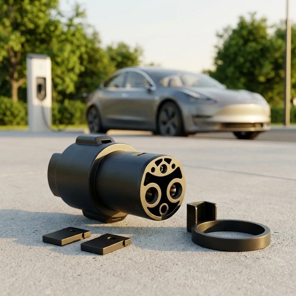 for durable High Quality Brand New Charging Adapter FOR Tesla for sae J1772 S Y 1pc FOR Tesla Model 3 J1772R To TSL02P