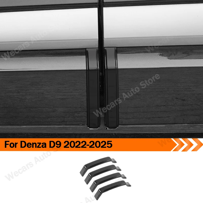 

For BYD Denza D9 2022+ ABS Door Bumper Protectors & Mirror Scratch Guards - Concealed Protective Film auto Accessories