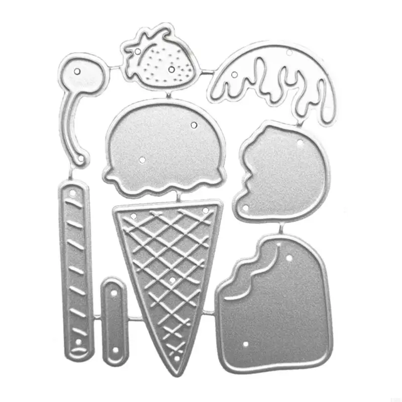 45Bee Carbon Acciaio in acciaio in metallo I gelato taglienti stencil Modello fatto a mano Modello carta per scrapbooking