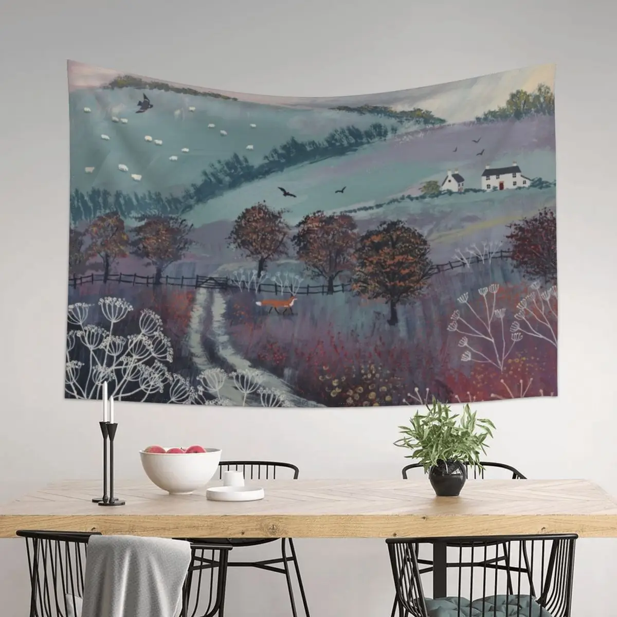 

Autumn Dusk Tapestry Home Decor Accessories On The Wall Home Decorating Tapestry