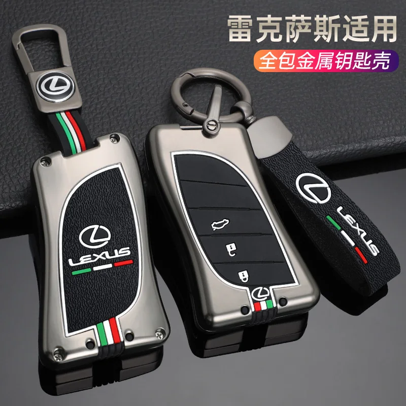 Zinc Alloy Car Key Case For Lexus RX 300 330 350 400h Is 250 200 LX470 570 GX460 470 CT200h ES GS RX LX GS GX NX Keys Cover