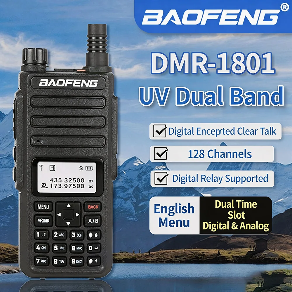 baofeng-dm1801-dual-slot-dmr-digital-analog-handheld-walkie-talkie-professional-ham-outdoor-two-way-radio