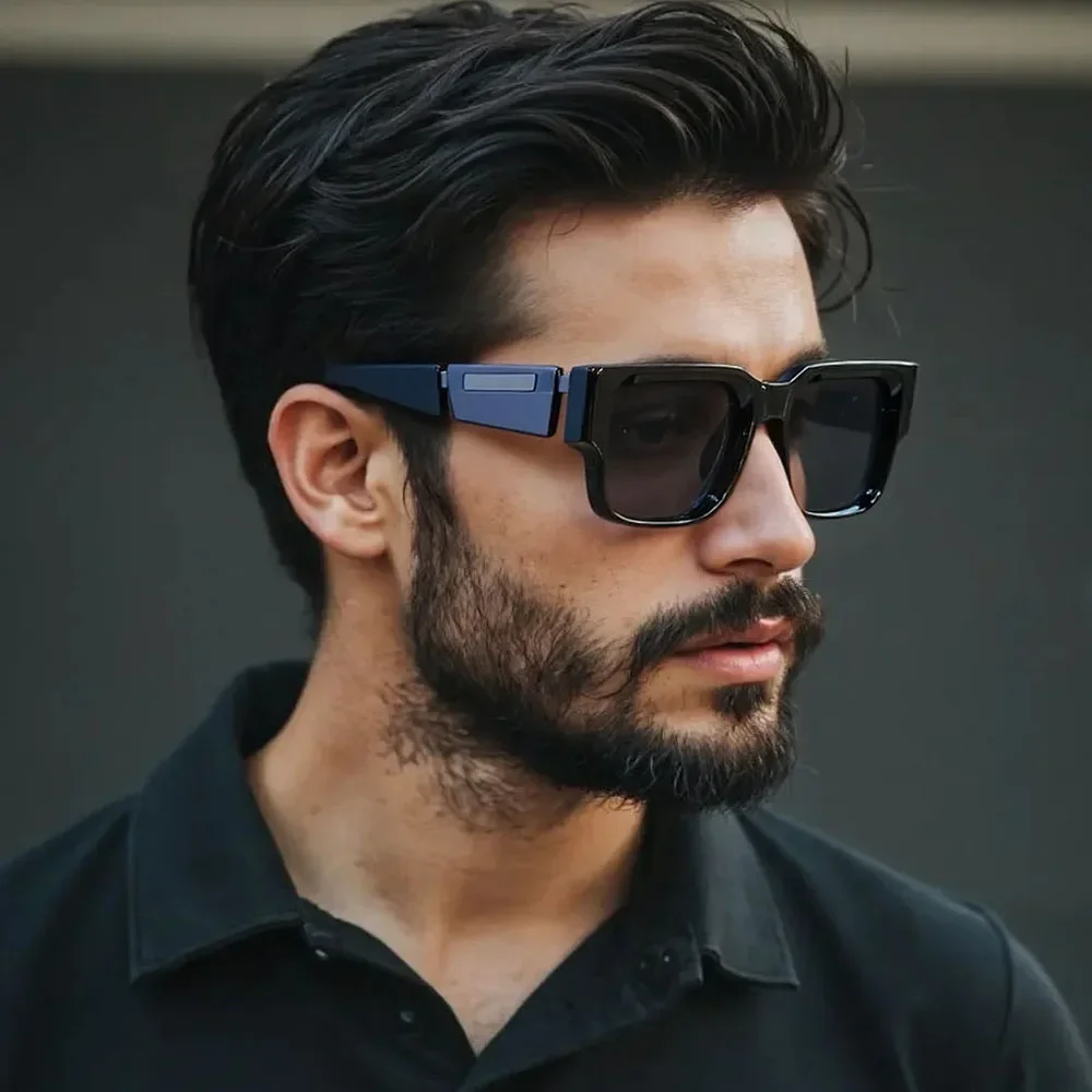Retro Sunglasses Women Trendy Vintage Square Sunglass Men Fashion Glasses Shades Luxe Lunette Soleil Femme Gafas De Sol Hombre