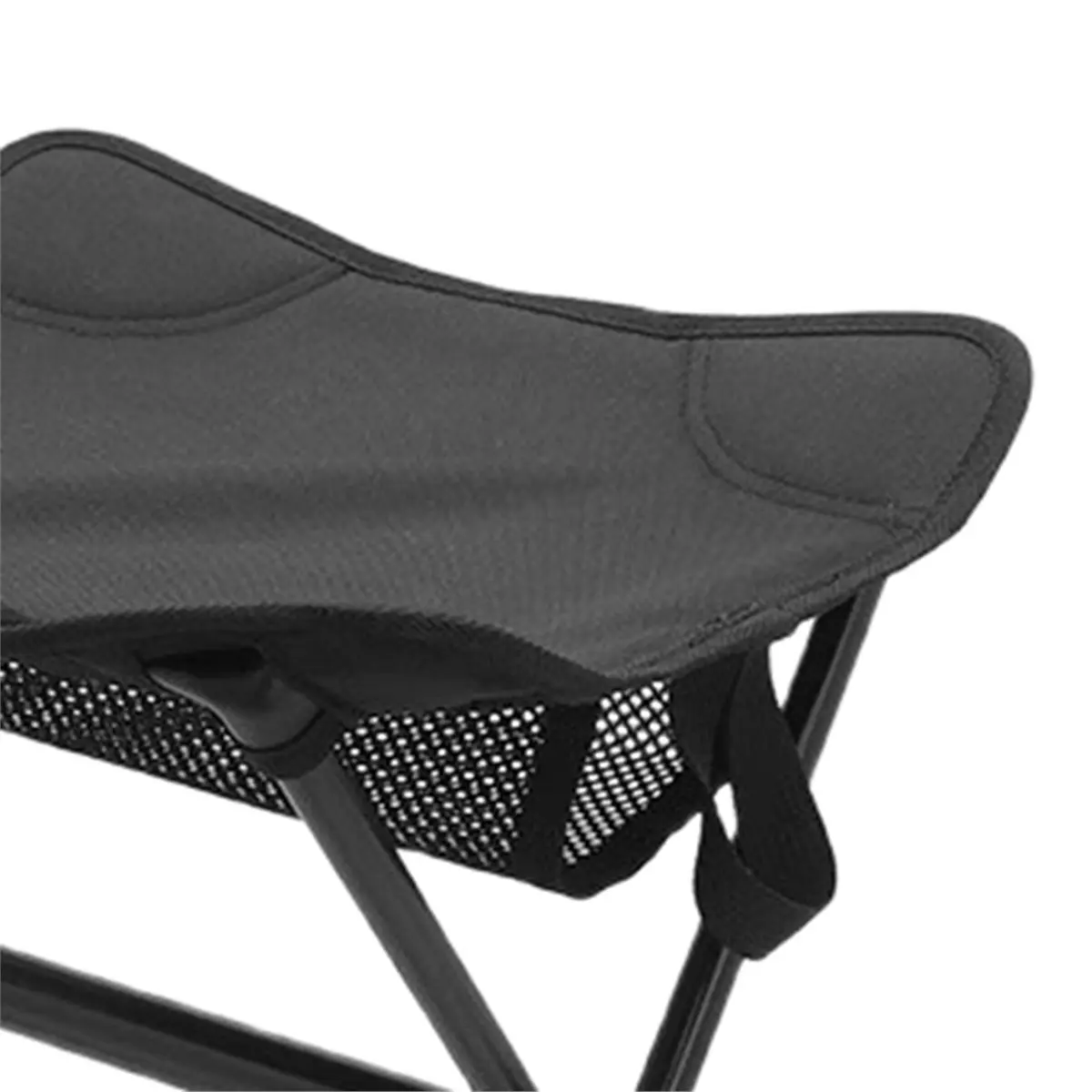 Ultralight Portable Folding Stool for Outdoor Camping, Fishing, and Queuing Black
