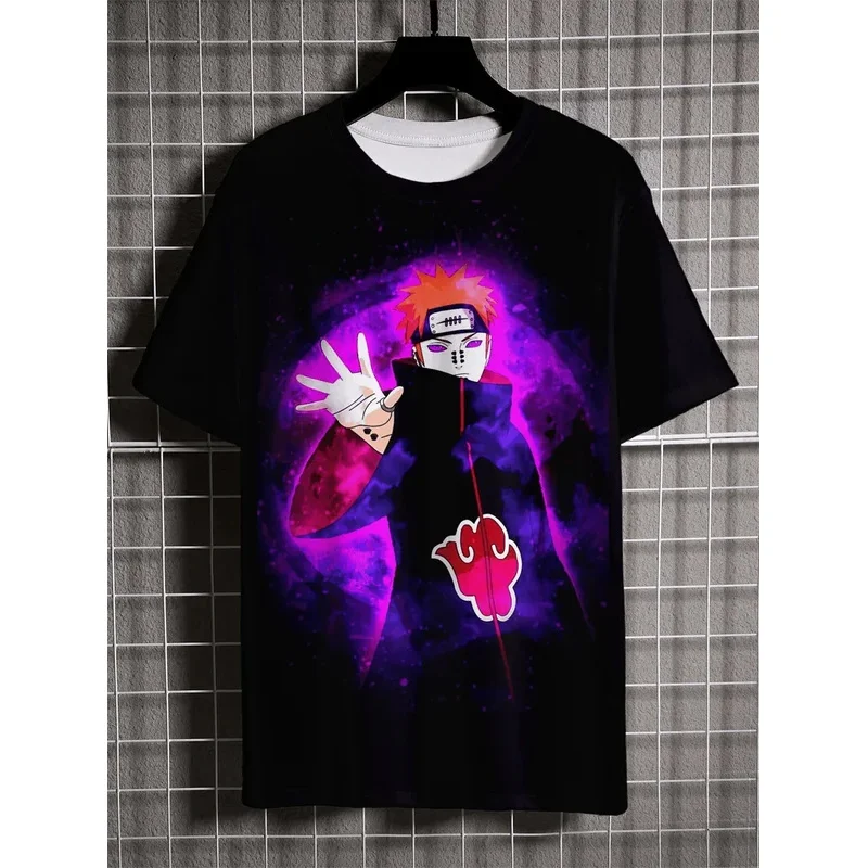 الدب المنزل الصيف قميص الانمي ثلاثية الأبعاد الطباعة الشارع موضة الهيب هوب نمط اليومية عادية الرياضة الرجال قصيرة جديد 2025