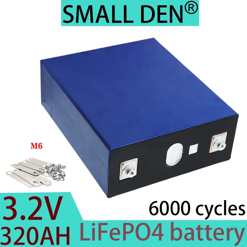 New 3.2V 320Ah Lifepo4 Battery 12V 24V  Suitable for High Power,Large Capacity Golf,Ship and Vessel Battery Pack Swimming Boats