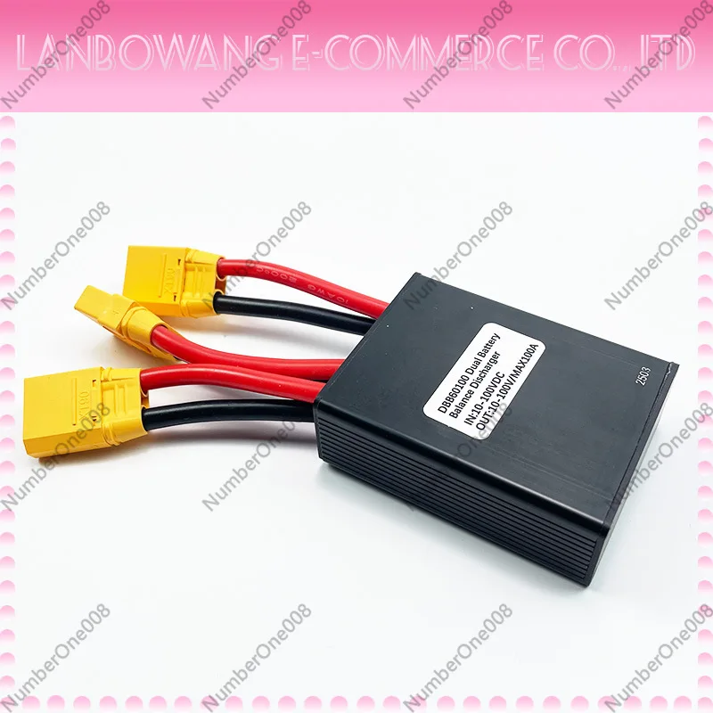 Dual Battery Parallel Y Connector Cable, 10-100V 20-100A Splitter Adapter for EV Drone LiPo Battery