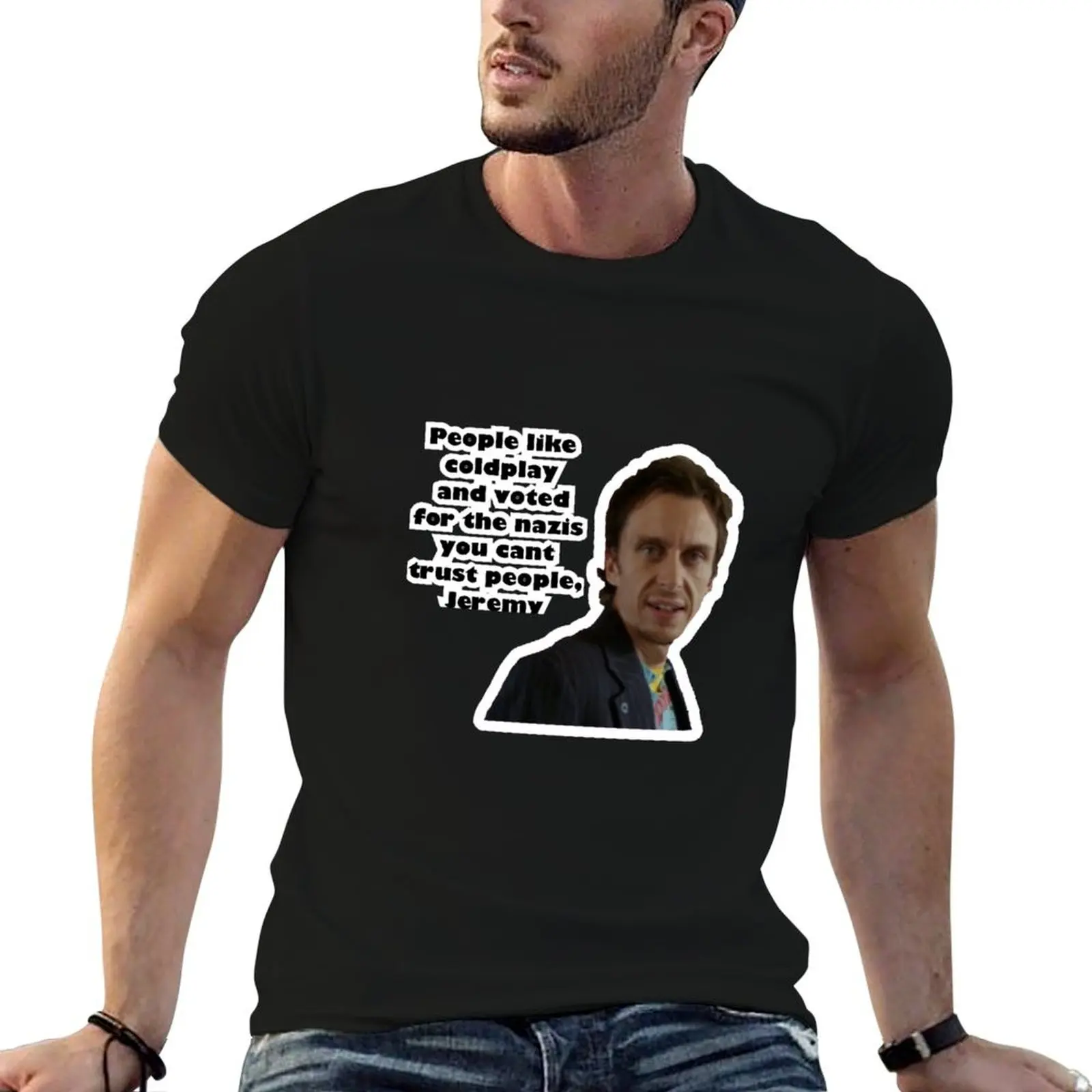 Super hans can't trust people T-Shirt aesthetic clothes animal prinfor boys plus size tops anime figures T-shirt men