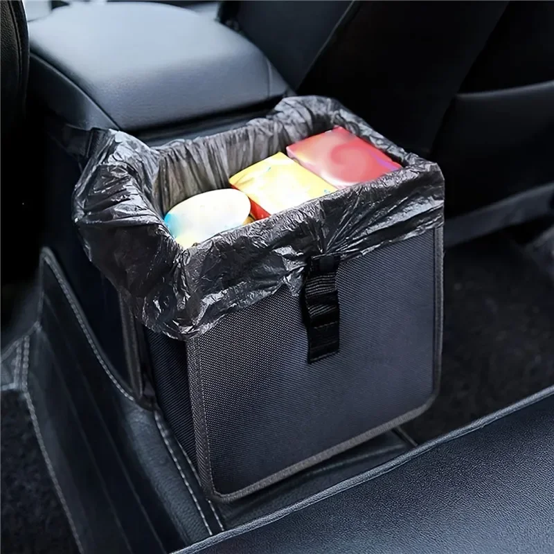 Poubelle de voiture Portable, poche en maille, poubelle suspendue pour siège arrière, sac de rangement étanche pour poubelle