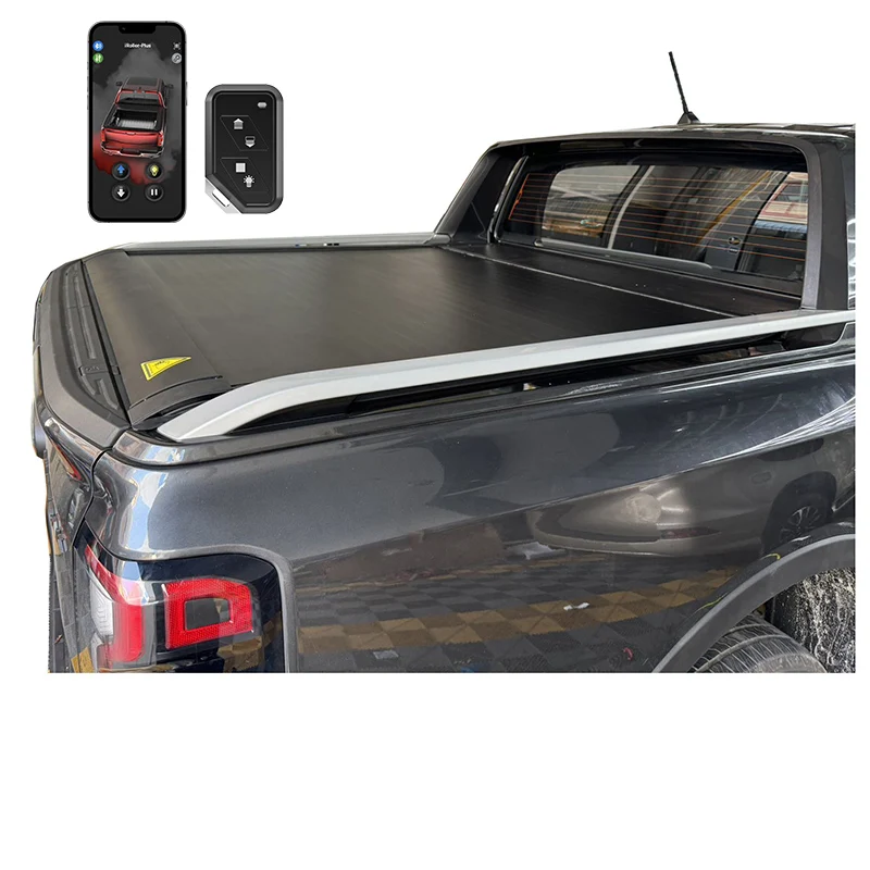 

Аксессуары для пикапа с роликовой крышкой, выдвижная алюминиевая крышка Tonneau для Ford Ranger Wildtrak 2023.